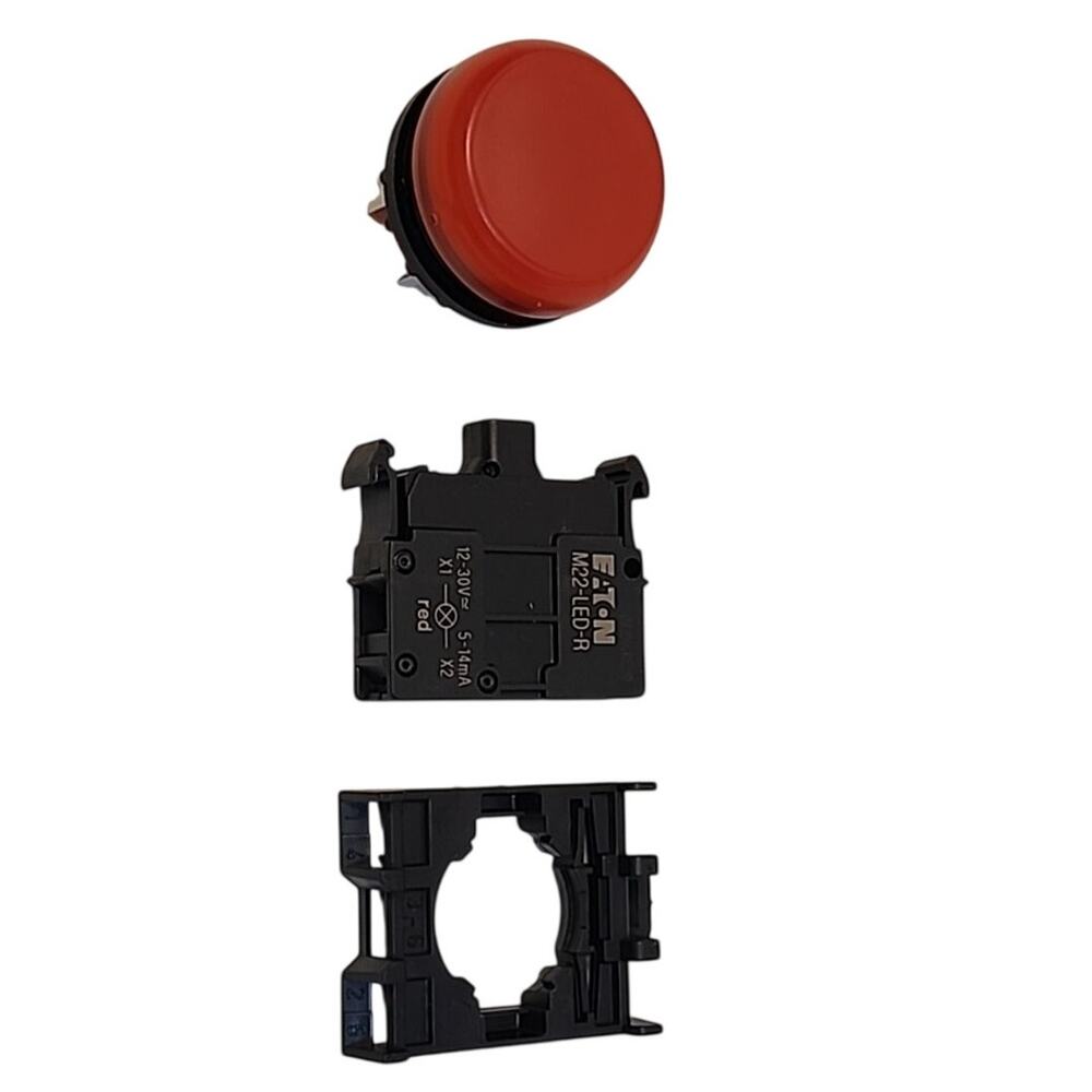 Eaton M22-L-R-R Red Indicating Light 12-30V AC/DC LED New